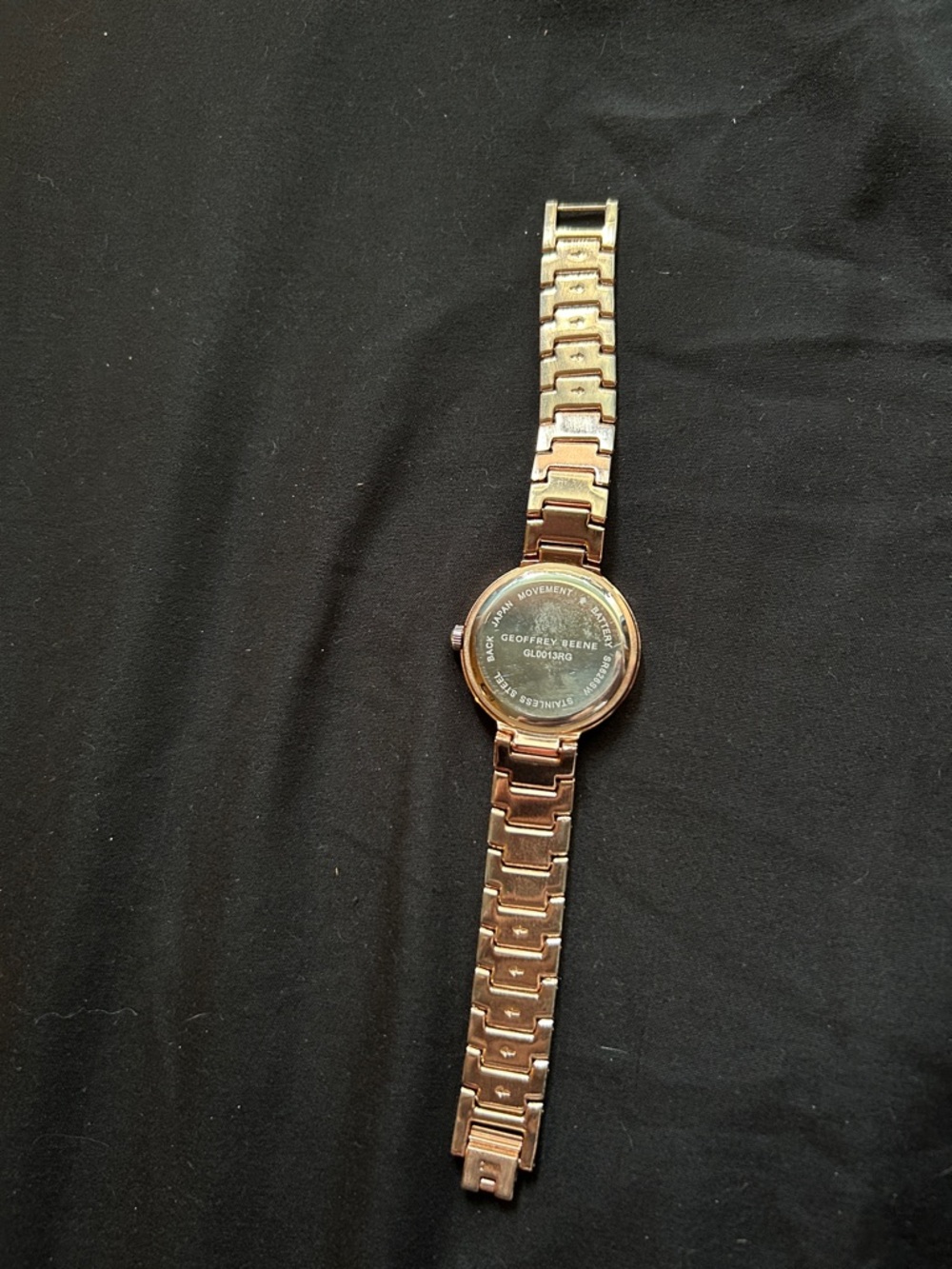Geoffrey Beene Rose Gold Bracelet Watch with Grey Dial - Picture 6 of 6